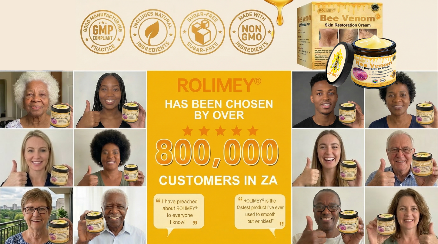 🔥Made and Shipped from Johannesburg ✨✨ Rolimey® Bee venom Pro Comprehensive Cream 🔥 LAST DAY 80% OFF